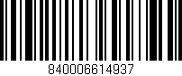 Código de barras (EAN, GTIN, SKU, ISBN): '840006614937'