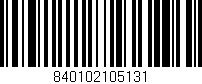 Código de barras (EAN, GTIN, SKU, ISBN): '840102105131'