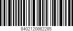 Código de barras (EAN, GTIN, SKU, ISBN): '8402120862285'