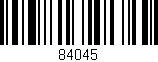 Código de barras (EAN, GTIN, SKU, ISBN): '84045'