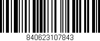 Código de barras (EAN, GTIN, SKU, ISBN): '840623107843'