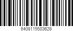 Código de barras (EAN, GTIN, SKU, ISBN): '8409115503628'