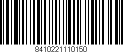 Código de barras (EAN, GTIN, SKU, ISBN): '8410221110150'