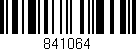 Código de barras (EAN, GTIN, SKU, ISBN): '841064'