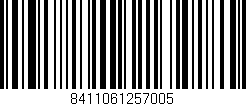 Código de barras (EAN, GTIN, SKU, ISBN): '8411061257005'