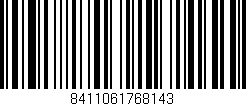 Código de barras (EAN, GTIN, SKU, ISBN): '8411061768143'