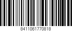 Código de barras (EAN, GTIN, SKU, ISBN): '8411061770818'