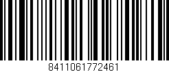 Código de barras (EAN, GTIN, SKU, ISBN): '8411061772461'