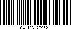 Código de barras (EAN, GTIN, SKU, ISBN): '8411061779521'