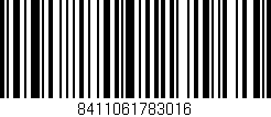 Código de barras (EAN, GTIN, SKU, ISBN): '8411061783016'