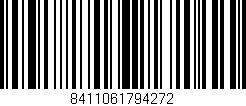 Código de barras (EAN, GTIN, SKU, ISBN): '8411061794272'