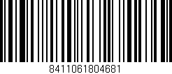 Código de barras (EAN, GTIN, SKU, ISBN): '8411061804681'