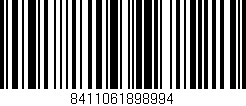 Código de barras (EAN, GTIN, SKU, ISBN): '8411061898994'