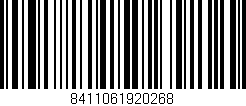 Código de barras (EAN, GTIN, SKU, ISBN): '8411061920268'