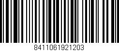 Código de barras (EAN, GTIN, SKU, ISBN): '8411061921203'
