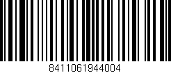 Código de barras (EAN, GTIN, SKU, ISBN): '8411061944004'