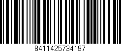 Código de barras (EAN, GTIN, SKU, ISBN): '8411425734197'