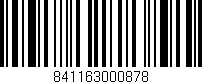 Código de barras (EAN, GTIN, SKU, ISBN): '841163000878'