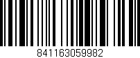 Código de barras (EAN, GTIN, SKU, ISBN): '841163059982'