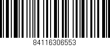 Código de barras (EAN, GTIN, SKU, ISBN): '84116306553'