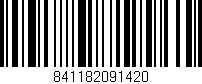 Código de barras (EAN, GTIN, SKU, ISBN): '841182091420'