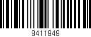 Código de barras (EAN, GTIN, SKU, ISBN): '8411949'