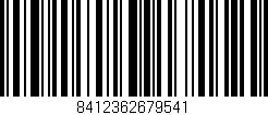 Código de barras (EAN, GTIN, SKU, ISBN): '8412362679541'
