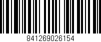 Código de barras (EAN, GTIN, SKU, ISBN): '841269026154'