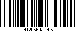 Código de barras (EAN, GTIN, SKU, ISBN): '8412955020705'