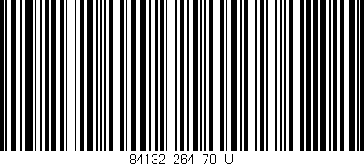 Código de barras (EAN, GTIN, SKU, ISBN): '84132_264_70_U'