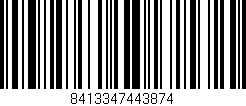 Código de barras (EAN, GTIN, SKU, ISBN): '8413347443874'