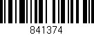 Código de barras (EAN, GTIN, SKU, ISBN): '841374'