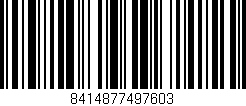 Código de barras (EAN, GTIN, SKU, ISBN): '8414877497603'