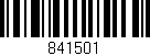Código de barras (EAN, GTIN, SKU, ISBN): '841501'