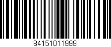 Código de barras (EAN, GTIN, SKU, ISBN): '84151011999'