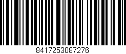 Código de barras (EAN, GTIN, SKU, ISBN): '8417253087276'