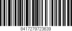 Código de barras (EAN, GTIN, SKU, ISBN): '8417279723639'