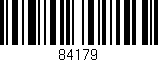 Código de barras (EAN, GTIN, SKU, ISBN): '84179'