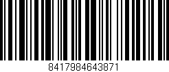 Código de barras (EAN, GTIN, SKU, ISBN): '8417984643871'