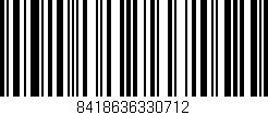 Código de barras (EAN, GTIN, SKU, ISBN): '8418636330712'