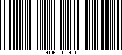 Código de barras (EAN, GTIN, SKU, ISBN): '84186_199_68_U'