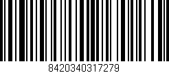 Código de barras (EAN, GTIN, SKU, ISBN): '8420340317279'