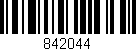 Código de barras (EAN, GTIN, SKU, ISBN): '842044'