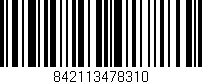 Código de barras (EAN, GTIN, SKU, ISBN): '842113478310'