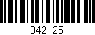 Código de barras (EAN, GTIN, SKU, ISBN): '842125'