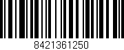 Código de barras (EAN, GTIN, SKU, ISBN): '8421361250'