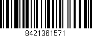 Código de barras (EAN, GTIN, SKU, ISBN): '8421361571'