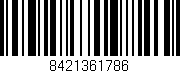 Código de barras (EAN, GTIN, SKU, ISBN): '8421361786'