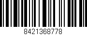 Código de barras (EAN, GTIN, SKU, ISBN): '8421368778'