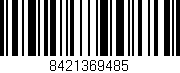 Código de barras (EAN, GTIN, SKU, ISBN): '8421369485'